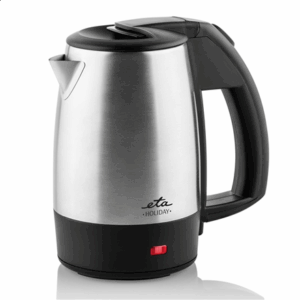 ETA | Kettle | ETA618890010 Holiday | Electric | 1000 W | 0.5 L | Stainless steel | Black/Stainless steel - Image 2