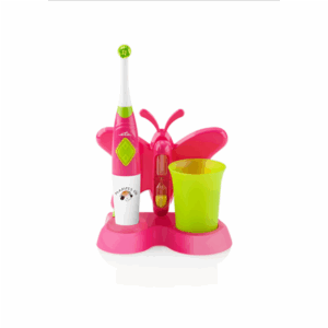 ETA | Toothbrush with water cup and holder | Sonetic  ETA129490070 | Battery operated | For kids | Number of brush heads included 2 | Number of teeth brushing modes 2 | Pink - Image 3