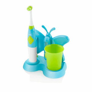 ETA | Toothbrush with water cup and holder | Sonetic  ETA129490080 | Battery operated | For kids | Number of brush heads included 2 | Number of teeth brushing modes 2 | Blue - Image 2