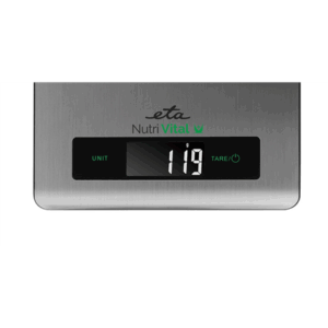 ETA | Kitchen scales with smart application | Nutri Vital | Maximum weight (capacity) 5 kg | Graduation 1 g | Display type LCD | Silver - Image 3