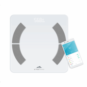 ETA Personal Scale | ETA277990000 Vital Fitness | Maximum weight (capacity) 180 kg | Accuracy 100 g | Body Mass Index (BMI) measuring | White - Image 4
