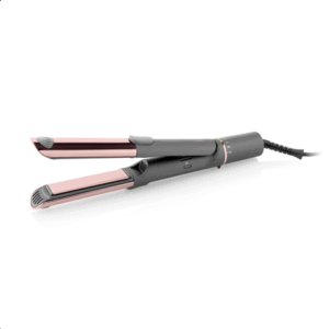 ETA Hair Straightener and Curler | ETA132390000 Fenité Exclusive 2-in-1 | Ceramic heating system | Temperature (min) 140 °C | Temperature (max) 200 °C | Number of heating levels 5 | 1700 W | Grey/Pink - Image 2