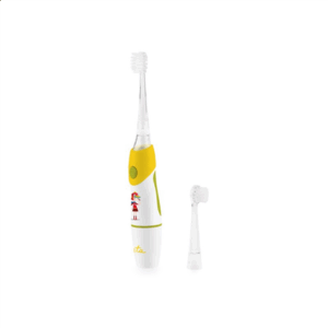 ETA Toothbrush | Sonetic ETA071090050 | Battery operated | For kids | Number of brush heads included 2 | Number of teeth brushing modes 1 | Yellow/White - Image 2