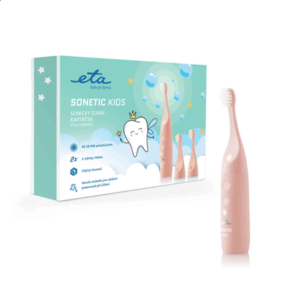 ETA Electric Toothbrush | Sonetic Kids ETA171090000 | Rechargeable | For kids | Number of brush heads included 2 | Number of teeth brushing modes 1 | Pink - Image 7