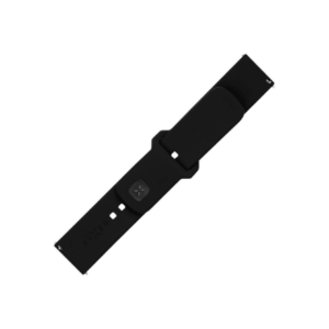 Fixed | Sporty Strap Set with Quick Release 22mm for smartwatch | 160-235 mm | Black | Silicone - Image 2