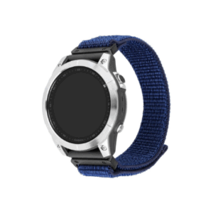 Fixed | Sporty Strap for Garmin QuickFit 22mm | 160-210 mm | Dark blue | Nylon - Image 2