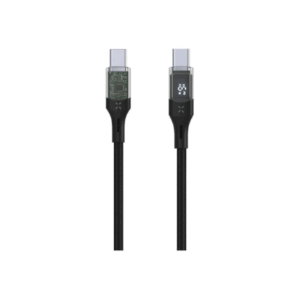 Fixed | Cable USB-C/USB-C with display, PD support, 2m, USB 2.0, 100W | FIXDD-CC2-BK - Image 2