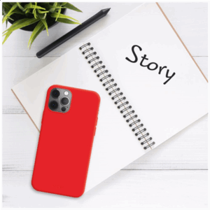 Fixed Story | Back Cover | Apple | iPhone 16e | Rubber | Red - Image 5