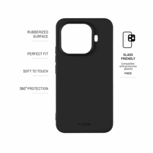 Fixed Story | Back cover | Xiaomi | 15T Pro | Rubberized | Black - Image 2