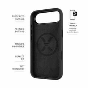 Fixed MagFlow | Back cover | Apple | iPhone Air | Liquid silicon | Black - Image 3