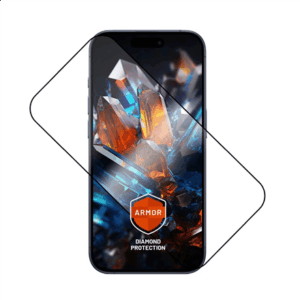 Fixed Screen protector | Apple | iPhone 17 Pro | Tempered glass | Black | Armor with Anti-dust applicator and AR layer - Image 2