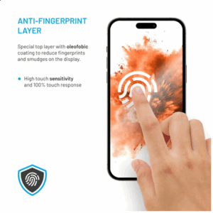 Fixed Screen protector | Apple | iPhone Air | Tempered Glass | Transparent | 2.5D - Image 5