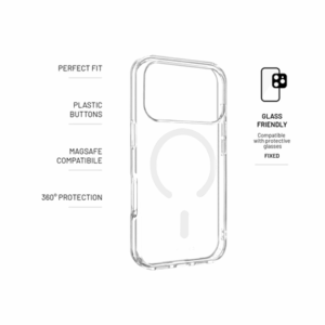 Fixed Back cover | Apple | iPhone 17 Pro | TPU/PC | Transparent | MagPure - Image 6