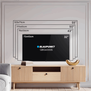 Blaupunkt QLED TV | 43QBG6000S | 43 | Smart TV | Google TV | Black - Image 11