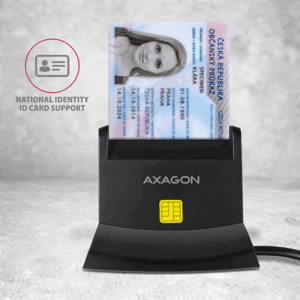 CARD READER STAND SMARTCARD/USB2.0 CRE-SM2 AXAGON - Image 3