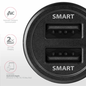 MOBILE CHARGER CAR USB 2PORT/24W PWC-5V5 AXAGON - Image 9