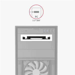 SSD ACC BRACKET 2.5" TO 3.5"/RHD-125B AXAGON - Image 7