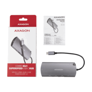 I/O HUB USB-C 6IN1 SATA M.2/0.18M HMC-6M2 AXAGON - Image 13