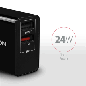 MOBILE CHARGER WALL USB 24W/2PORT ACU-QS24 AXAGON - Image 3