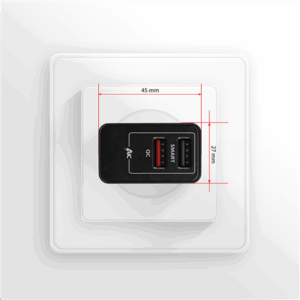 MOBILE CHARGER WALL USB 24W/2PORT ACU-QS24 AXAGON - Image 8
