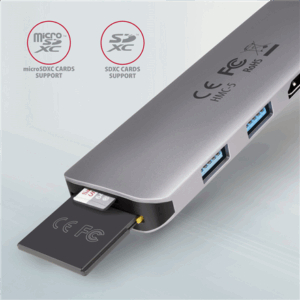 I/O HUB USB3.2 5IN1/0.2M HMC-5 AXAGON - Image 4