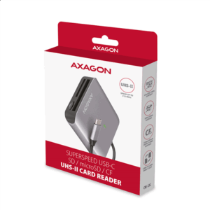MEMORY READER USB-C 3-SLOT/SD/MICROSD/CF CRE-S3C AXAGON - Image 10