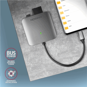 MEMORY READER USB-C 3-SLOT/SD/MICROSD/CF CRE-S3C AXAGON - Image 7