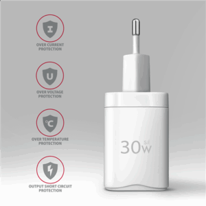 MOBILE CHARGER WALL USB 30W/2PORT WHITE ACU-PQ30W AXAGON - Image 5