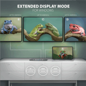 NB ACC DOCKING STATION/11IN1 HMC-4KX3 AXAGON - Image 5