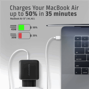 MOBILE CHARGER WALL USB 45W/GAN 2PORT ACU-PQ45 AXAGON - Image 8