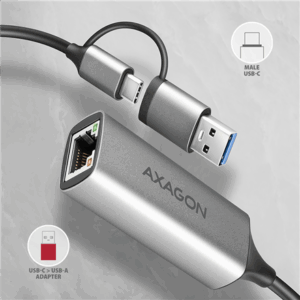 NET ADAPTER USB-C 1GB/ADE-TXCA AXAGON - Image 7
