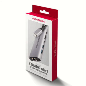 I/O HUB USB-C 6IN1 10GBPS/0.15M HMC-6G2L AXAGON - Image 10