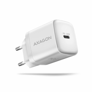 MOBILE CHARGER WALL USB-C 30W/1PORT WHITE ACU-PD30W AXAGON - Image 2