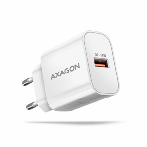 MOBILE CHARGER WALL USB 18W/1PORT WHITE ACU-QC18W AXAGON - Image 2