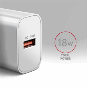 MOBILE CHARGER WALL USB 18W/1PORT WHITE ACU-QC18W AXAGON - Image 3