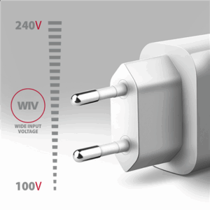 MOBILE CHARGER WALL USB 18W/1PORT WHITE ACU-QC18W AXAGON - Image 4