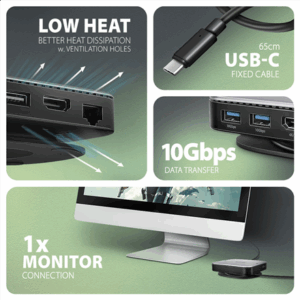 NB ACC DOCKING STATION/NVME/SATA 9IN1 HMC-UFO AXAGON - Image 6