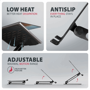 NB ACC STAND 10-17.3"/ALUMINUM HQ STND-LQB AXAGON - Image 3