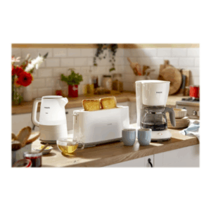 Philips | Toaster | HD2590/00 Daily Collection | Power 870-1030 W | Number of slots 2 | Housing material Plastic | White - Image 10