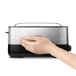Philips | Toaster | HD2692/90 Viva Collection | Power 950 W | Number of slots 2 | Housing material Metal/Plastic | Black - Image 4
