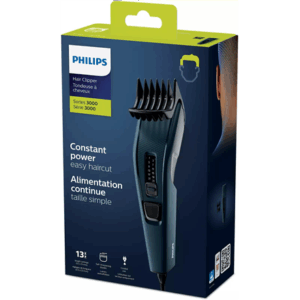 Philips | Hair clipper | HC3505/15 | Corded | Number of length steps 13 | Step precise 2 mm | Black/Blue - Image 7
