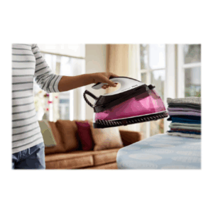 Philips Steam Station | GC7842/40 PerfectCare Compact | 2400 W | 1.5 L | 6.5 bar | Auto power off | Vertical steam function | White/Purple - Image 5