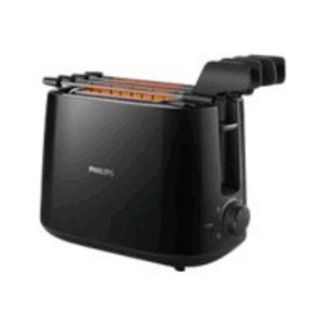Philips | Daily Collection Toaster | HD2583/90 | Number of slots 2 | Housing material Plastic | Black - Image 4