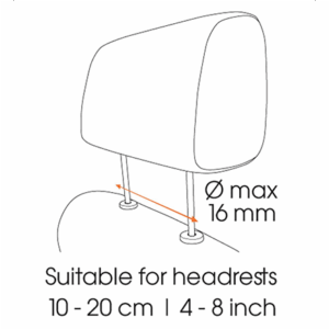 Vogels TMS 1020 Tablet Car Pack | Tilt | 7-13 " | Maximum weight (capacity) 1 kg | Black - Image 4