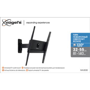 Vogels | Wall mount | MA3030-A1 | Full motion | 32-65 " | Maximum weight (capacity) 25 kg | Black - Image 6