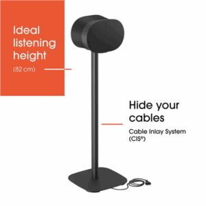 Vogels Floor stand | SFS 4133 Sonos speaker stand for Era 300 | Maximum weight (capacity) 4.5 kg | Black - Image 4