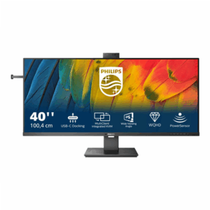 Philips | Business Monitor | 40B1U5601H/00 | 40  | IPS | 21:9 | 100 Hz | 4 ms | 3440 x 1440 pixels | 300 cd/m² | Black - Image 2