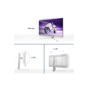 Philips | 27M2N8500/00 | 27  | OLED | 16:9 | 360 Hz | 0.03 ms | 2560 x 1440 pixels | 250 cd/m² | HDMI ports quantity 2 | White - Image 28