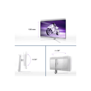 Philips | 32M2N8900/00 | 32  | OLED | 16:9 | 240 Hz | 0.03 ms | 3840 x 2160 pixels | 250 cd/m² | HDMI ports quantity 2 | White - Image 65