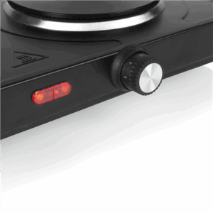 Tristar Table Hob | KP-6152 | Number of burners/cooking zones 2 | Black | Electric - Image 4